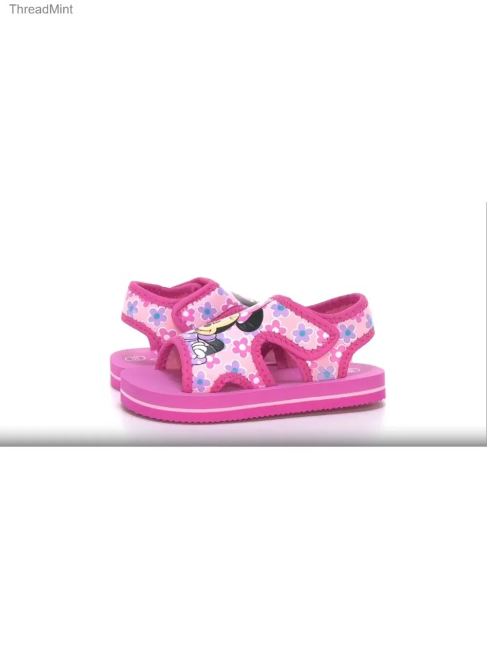Girls Disney Minnie Mouse Open Toe Slip-On Sandals